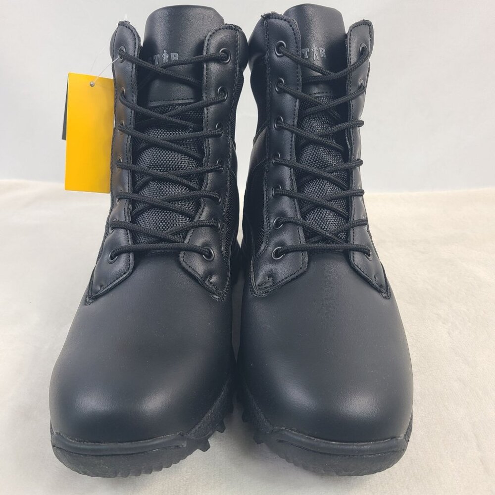 NEW Eurostar Women's Stout Black Tactical Boots Sz 10 Man-Made Materials - Picture 4 of 8